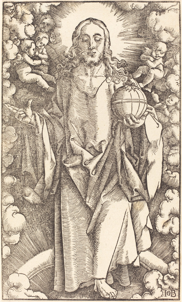 Christ by Hans Baldung Grien (German, 1484/1485 - 1545), 16X12"(A3)Poster Print