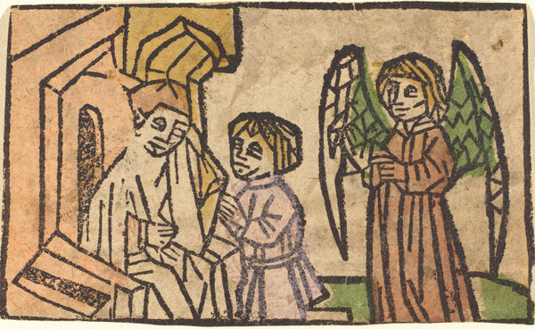 1460/1470 by German 15th Century (Confession), 16X12"(A3)Poster Print