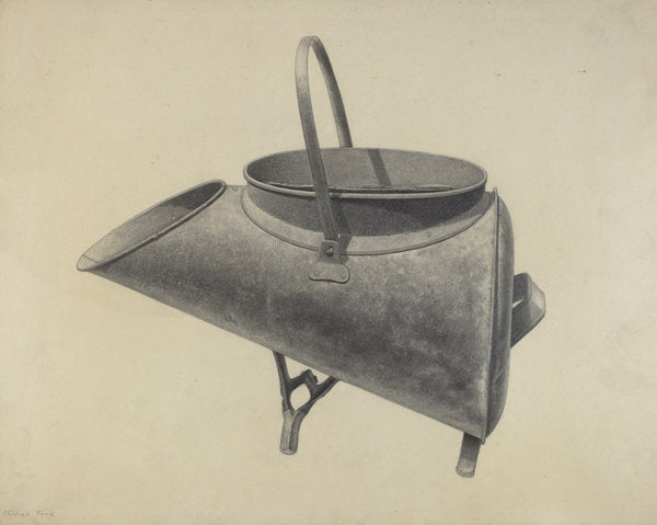 Coal Scuttle by Mildred Ford (American, active c. 1935), 16X12"(A3)Poster Print
