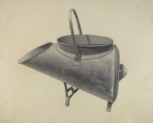 Coal Scuttle by Mildred Ford (American, active c. 1935), 16X12"(A3)Poster Print