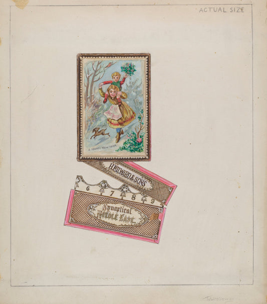 Needle Case by Thomas Holloway (American, active c. 1935), 16X12"(A3)Poster Print