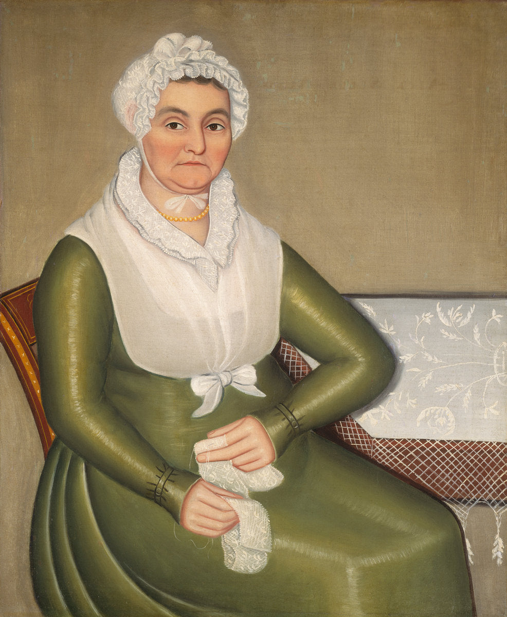 Alsa Slade by Ammi Phillips (American, 1788 - 1865), 16X12"(A3)Poster Print