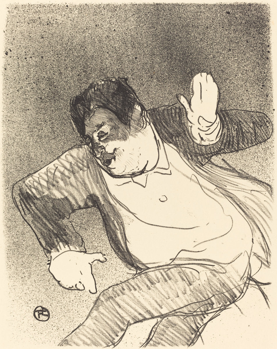Cadieux - Small Casino (Cadieux - Petit casino) by Henri de Toulouse-Lautrec (French, 1864 - 1901), 16X12"(A3)Poster Print