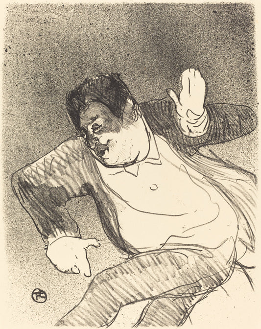 Cadieux - Small Casino (Cadieux - Petit casino) by Henri de Toulouse-Lautrec (French, 1864 - 1901), 16X12"(A3)Poster Print