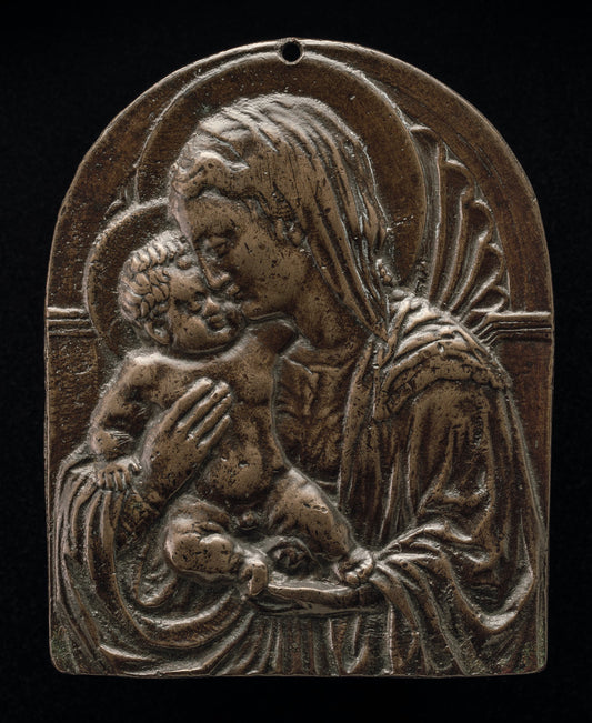 late 1440s by Paduan 15th Century (Madonna and Child before a Niche), 16X12"(A3)Poster Print