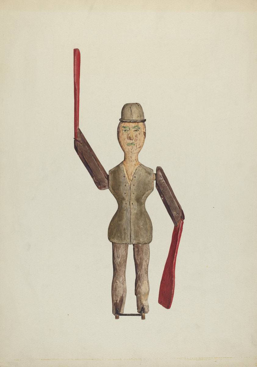 Sailor Jack Whirligig by Jane Iverson (American, active c. 1935), 16X12"(A3)Poster Print