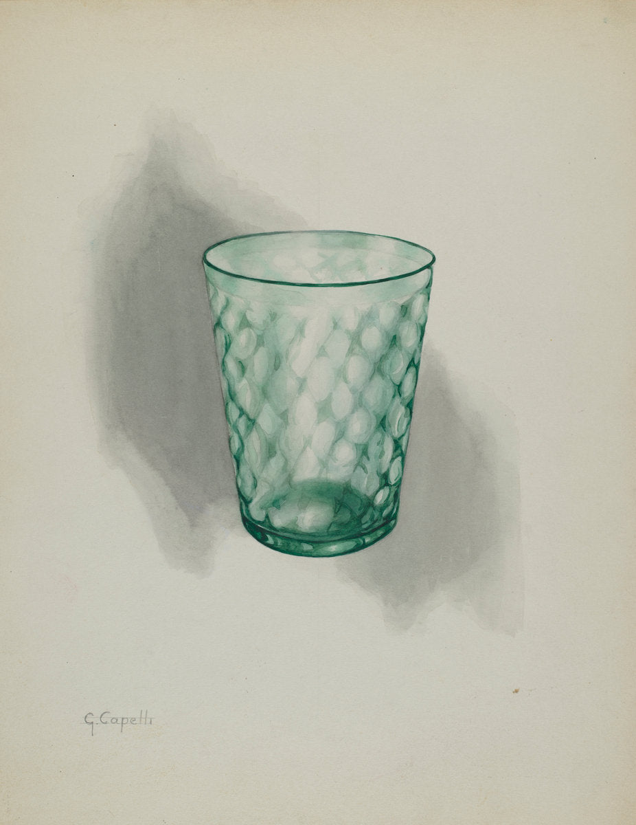 Tumbler by Giacinto Capelli (American, active c. 1935), 16X12"(A3)Poster Print