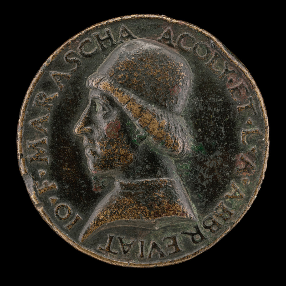 Giovanni Francesco Marascha [obverse] by Lysippus Junior (Italian, active c. 1470 - 1484), 16X12"(A3)Poster Print