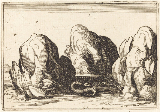 Serpent by Jacques Callot (French, 1592 - 1635), 16X12"(A3)Poster Print