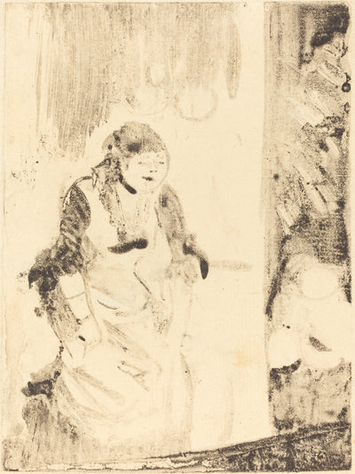 Mlle Bécat by Edgar Degas (French, 1834 - 1917), 16X12"(A3)Poster Print