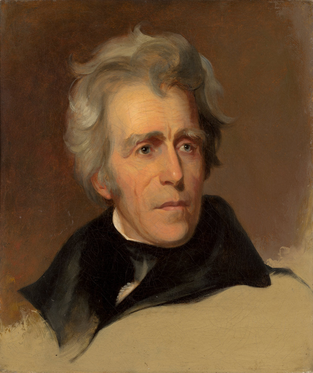Andrew Jackson by Thomas Sully (American, born England, 1783 - 1872), 16X12"(A3)Poster Print