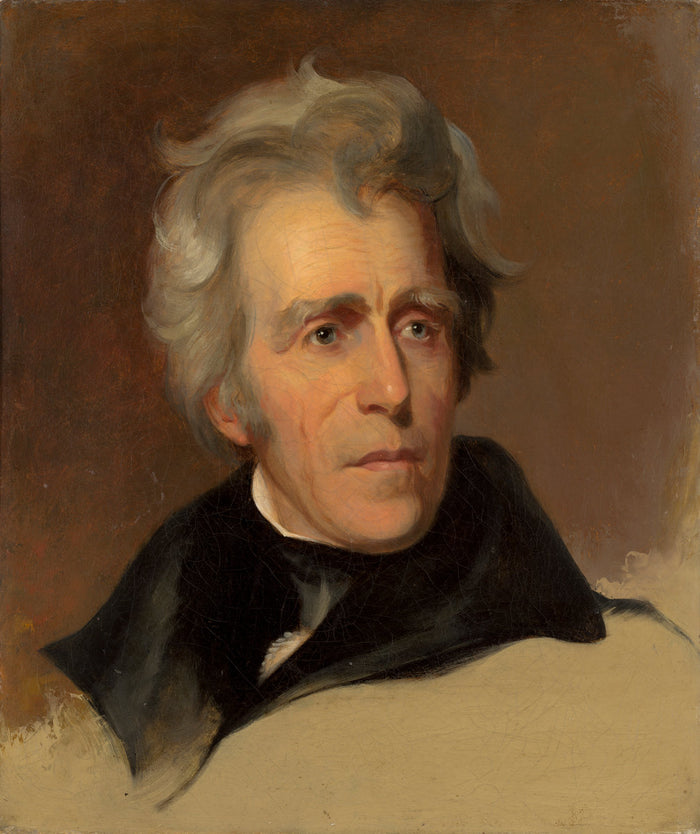 Andrew Jackson by Thomas Sully (American, born England, 1783 - 1872), 16X12