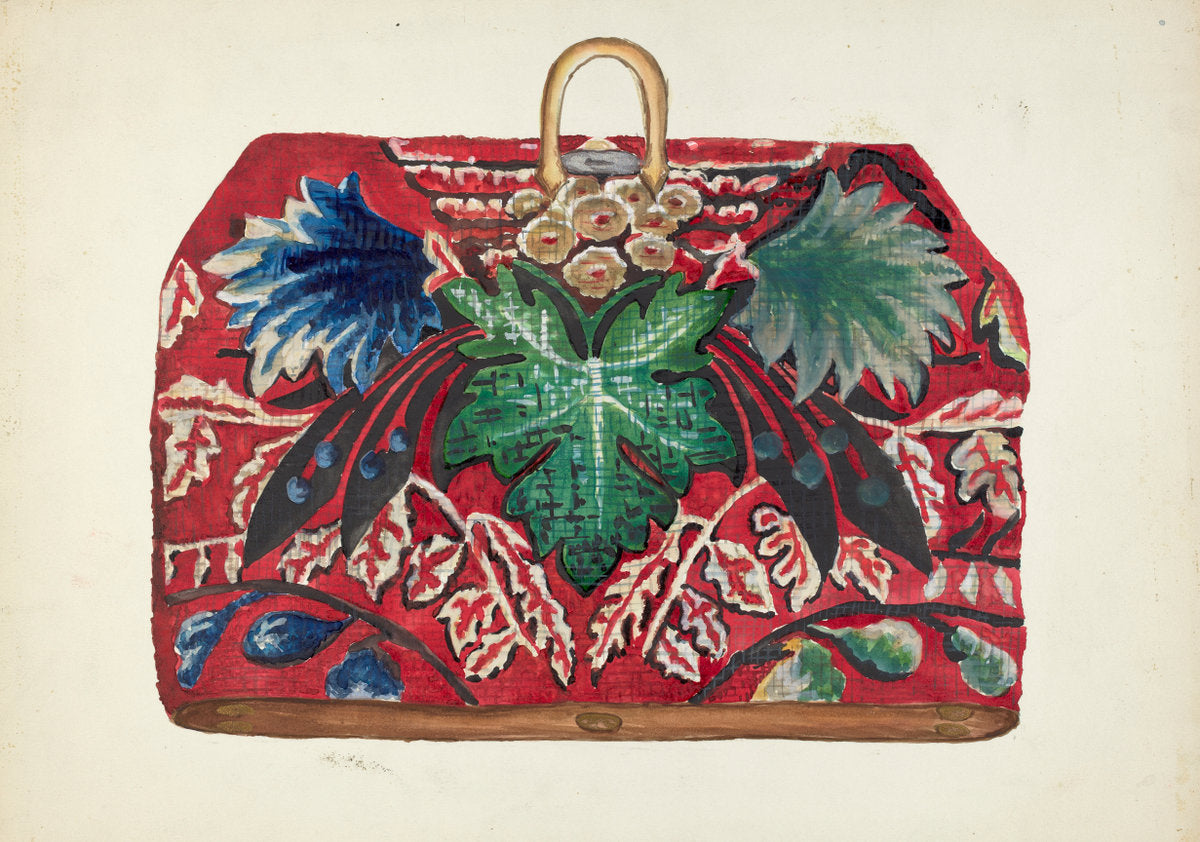 Carpet Bag by Beulah Bradleigh (American, active c. 1935), 16X12"(A3)Poster Print