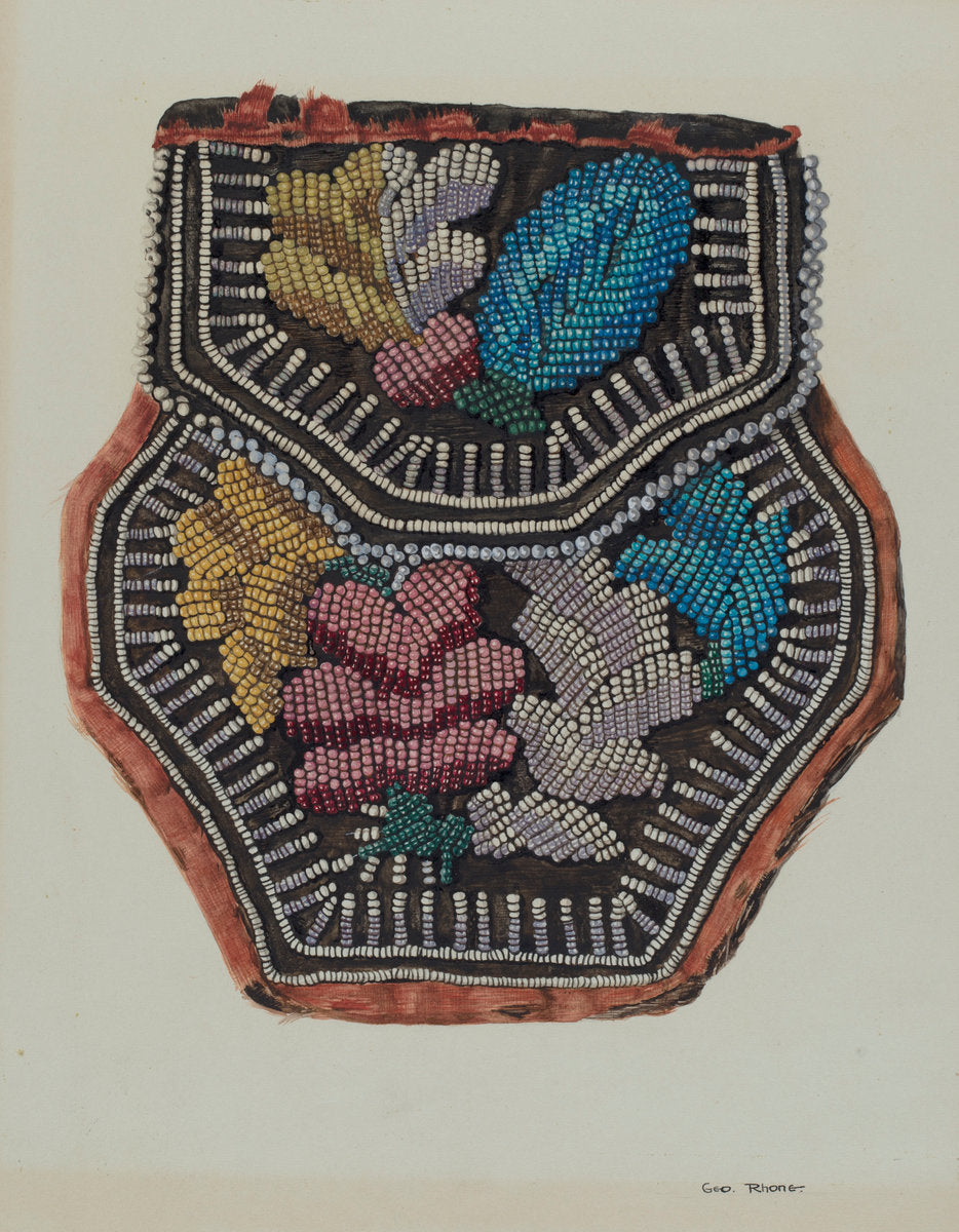 Beaded Bag by George E. Rhone (American, active c. 1935), 16X12"(A3)Poster Print