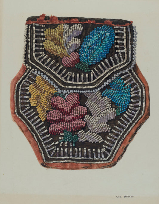 Beaded Bag by George E. Rhone (American, active c. 1935), 16X12"(A3)Poster Print
