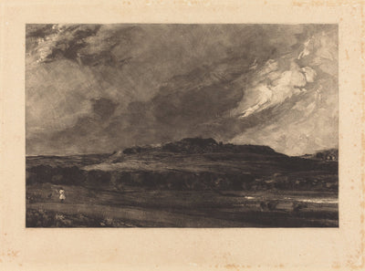 Old Sarum (a) by David Lucas after John Constable (British, 1802 - 1881), 16X12"(A3)Poster Print