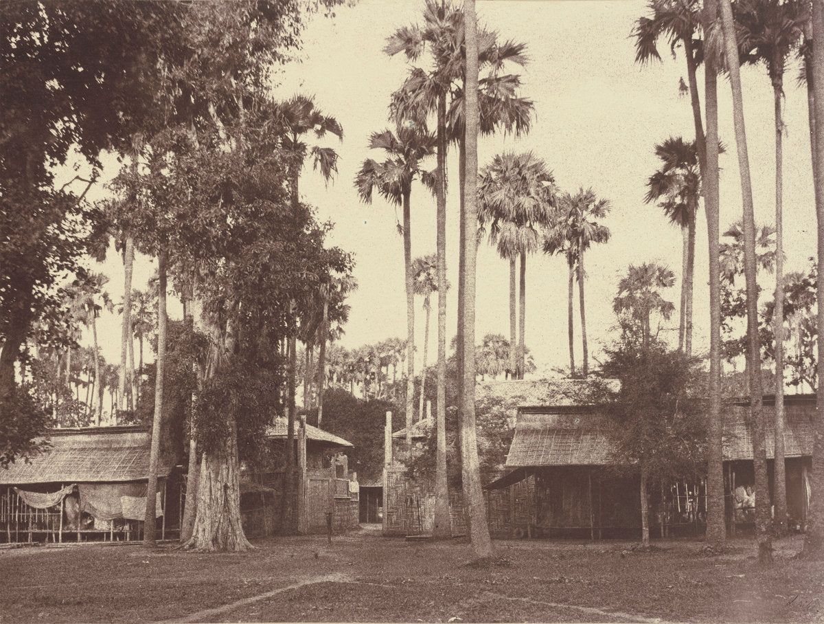Amerapoora: West Gate of the Residency Enclosure by Linnaeus Tripe (British, 1822 - 1902), 16X12"(A3)Poster Print