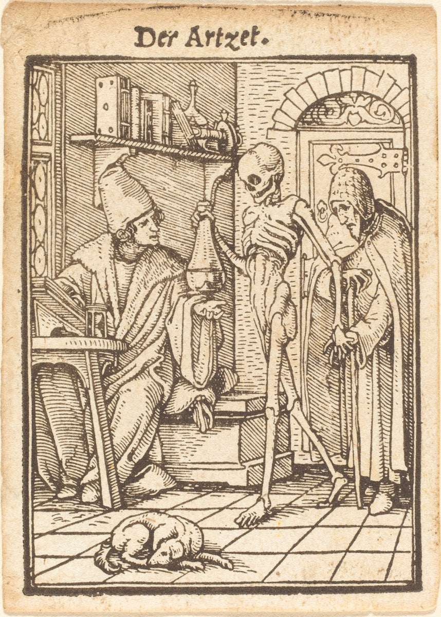 Physician by Hans Holbein the Younger (German, 1497/1498 - 1543), 16X12"(A3)Poster Print