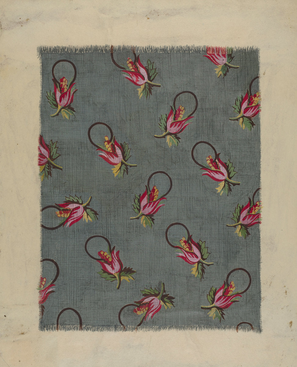 Calico by Grace Halpin (American, active c. 1935), 16X12"(A3)Poster Print