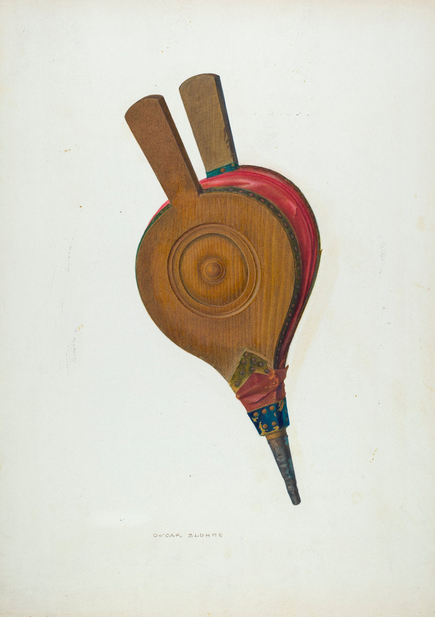Bellows by Oscar Bluhme (American, active c. 1935), 16X12"(A3)Poster Print