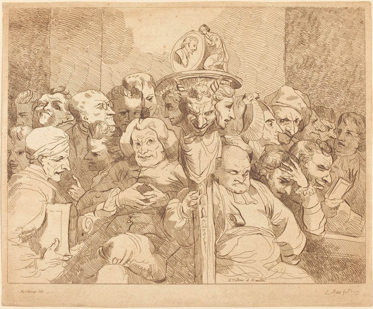 A Fellow of Maudlin by Lydia Bates (British, active 1784), 16X12"(A3)Poster Print