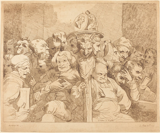 A Fellow of Maudlin by Lydia Bates (British, active 1784), 16X12"(A3)Poster Print