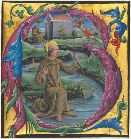 Saint Francis Receiving the Stigmata by Cosmè Tura (Ferrarese, c. 1433 - 1495), 16X12"(A3)Poster Print