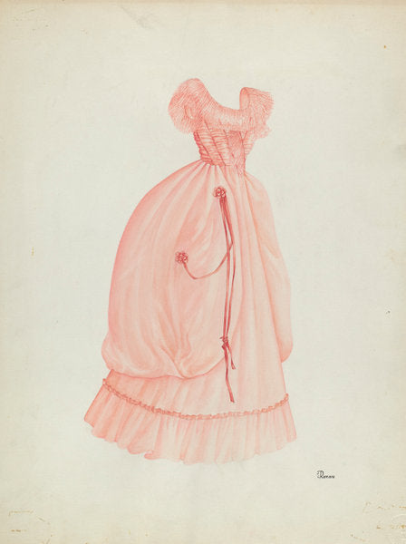 Dress by Josephine C. Romano (American, 1915 - 2009), 16X12"(A3)Poster Print