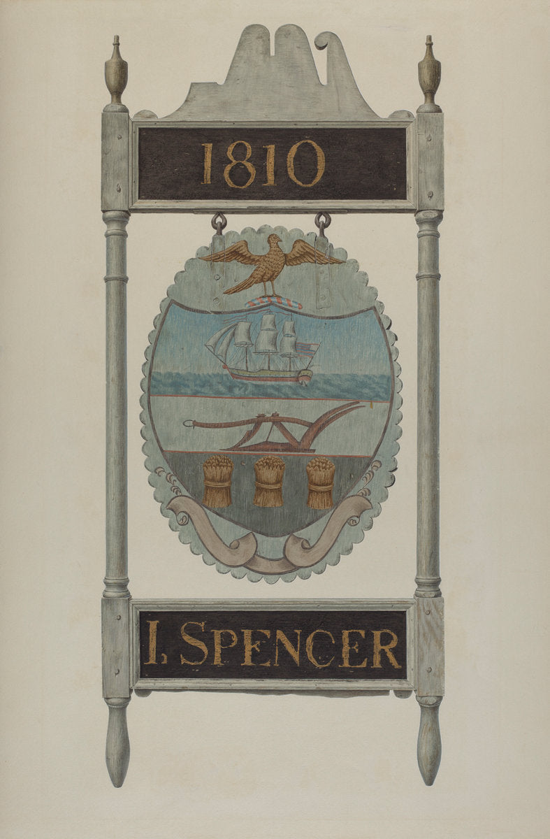 1935/1942 by American 20th Century (Tavern Sign), 16X12"(A3)Poster Print