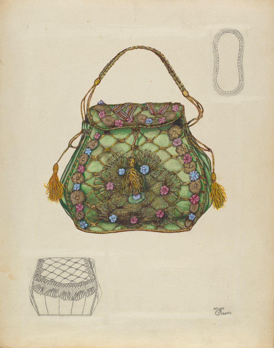 Silk Purse by Hugh Clarke (American, active c. 1935), 16X12"(A3)Poster Print