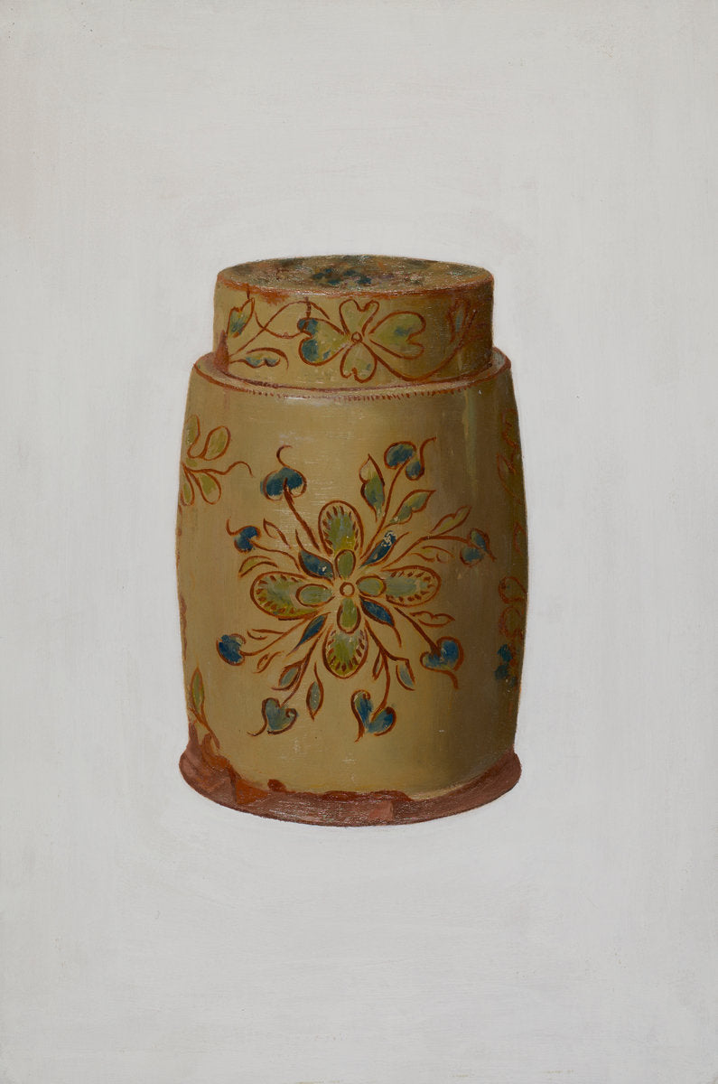 Pa. German Jar by Eugene Shellady (American, active c. 1935), 16X12"(A3)Poster Print