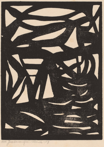 Composition XXII by Jacoba van Heemskerck van Beest (Dutch, 1876 - 1923), 16X12"(A3)Poster Print
