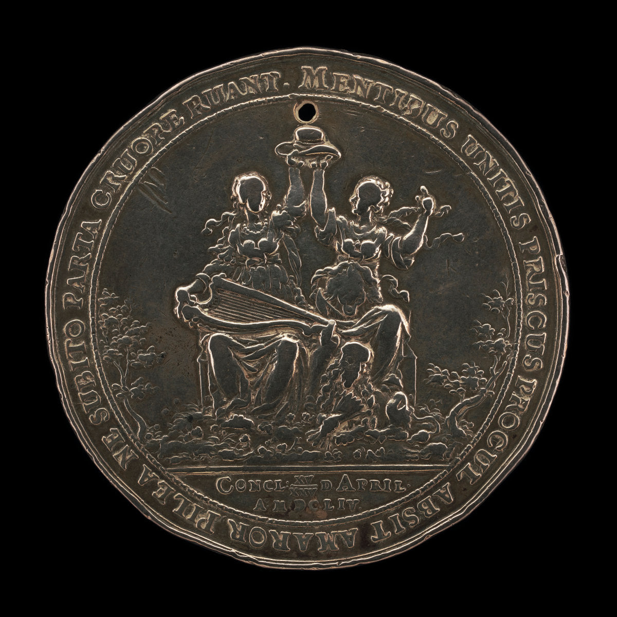 Peace with Holland [obverse] by Sebastian Dadler (German, 1586 - 1657), 16X12"(A3)Poster Print