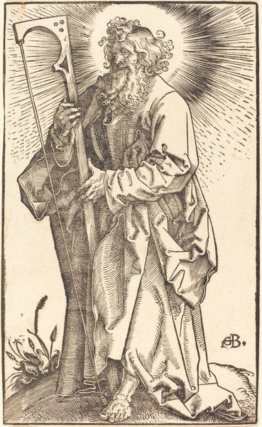 Saint James the Less by Hans Baldung Grien (German, 1484/1485 - 1545), 16X12"(A3)Poster Print
