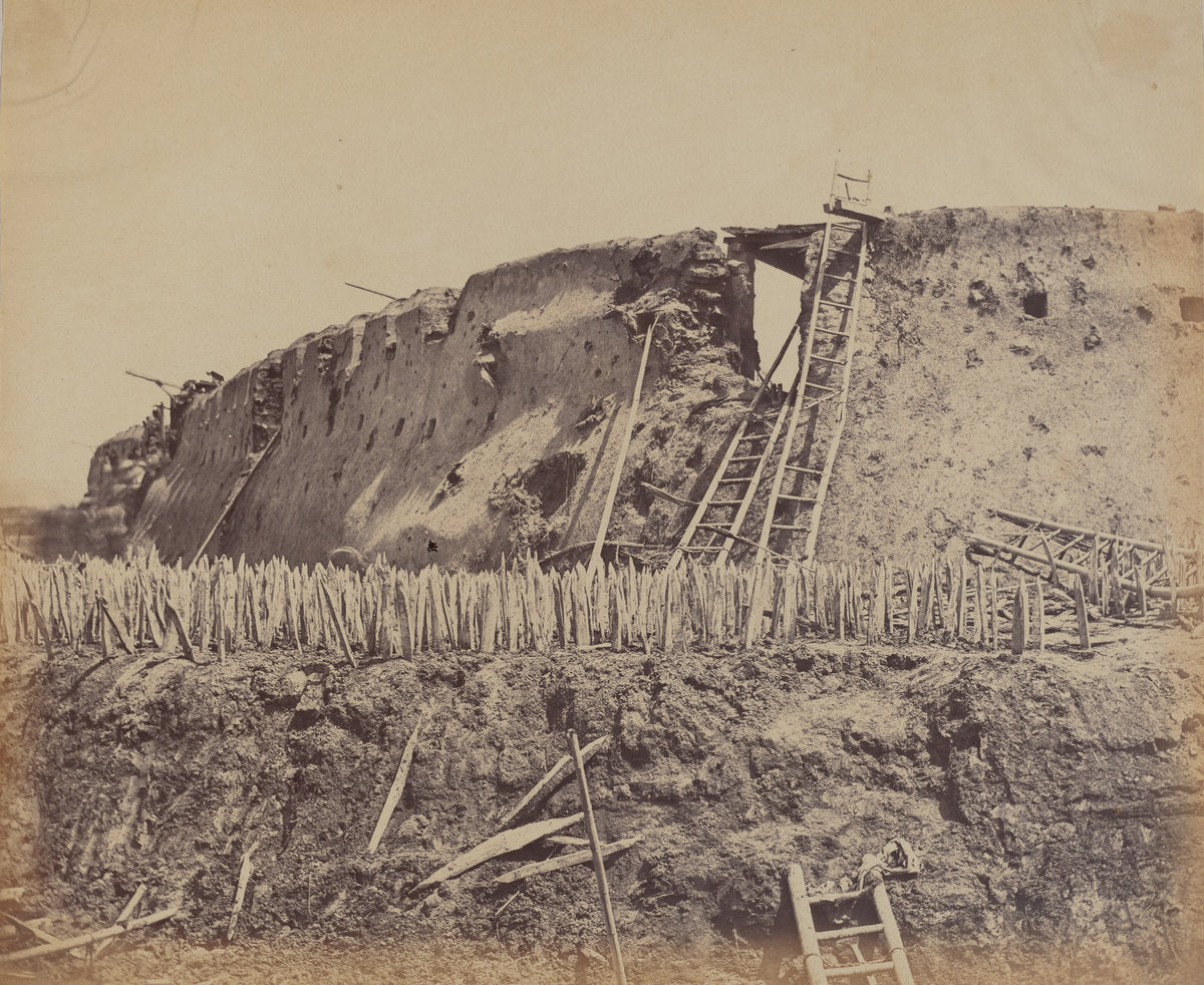 Angle of North Taku Fort at Which the French Entered, August 21, 1860 by Felice Beato (British, born Venice, 1832 - 1909), 16X12"(A3)Poster Print