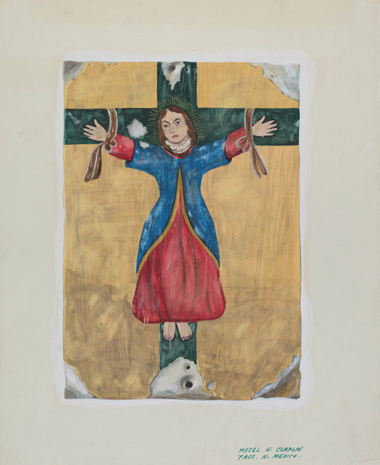 Painting of St. Liberata by Majel G. Claflin (American, active c. 1935), 16X12"(A3)Poster Print