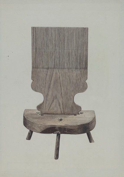 Hand Loom by Albert Ryder (American, active c. 1935), 16X12"(A3)Poster Print