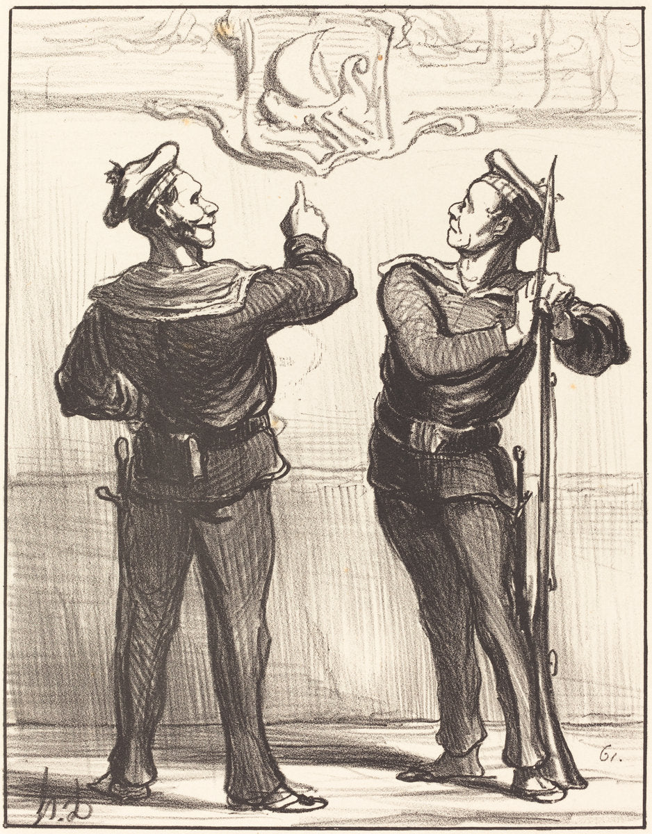 Nous ne nous serions jamais douté tout de même... by Honoré Daumier (French, 1808 - 1879), 16X12"(A3)Poster Print