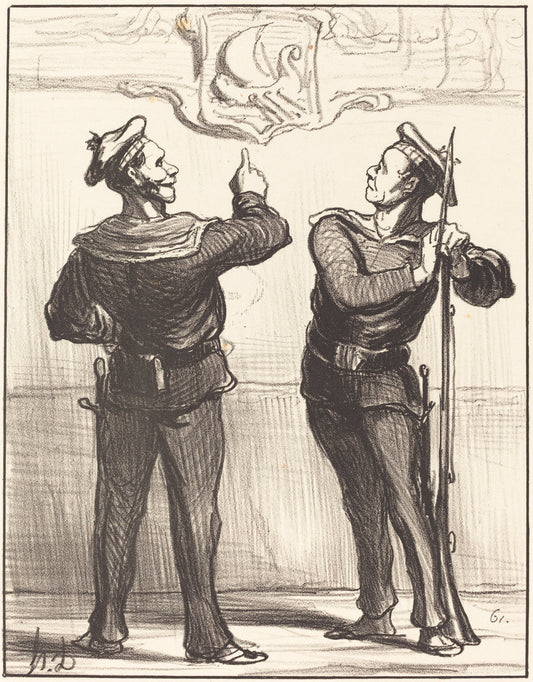 Nous ne nous serions jamais douté tout de même... by Honoré Daumier (French, 1808 - 1879), 16X12"(A3)Poster Print