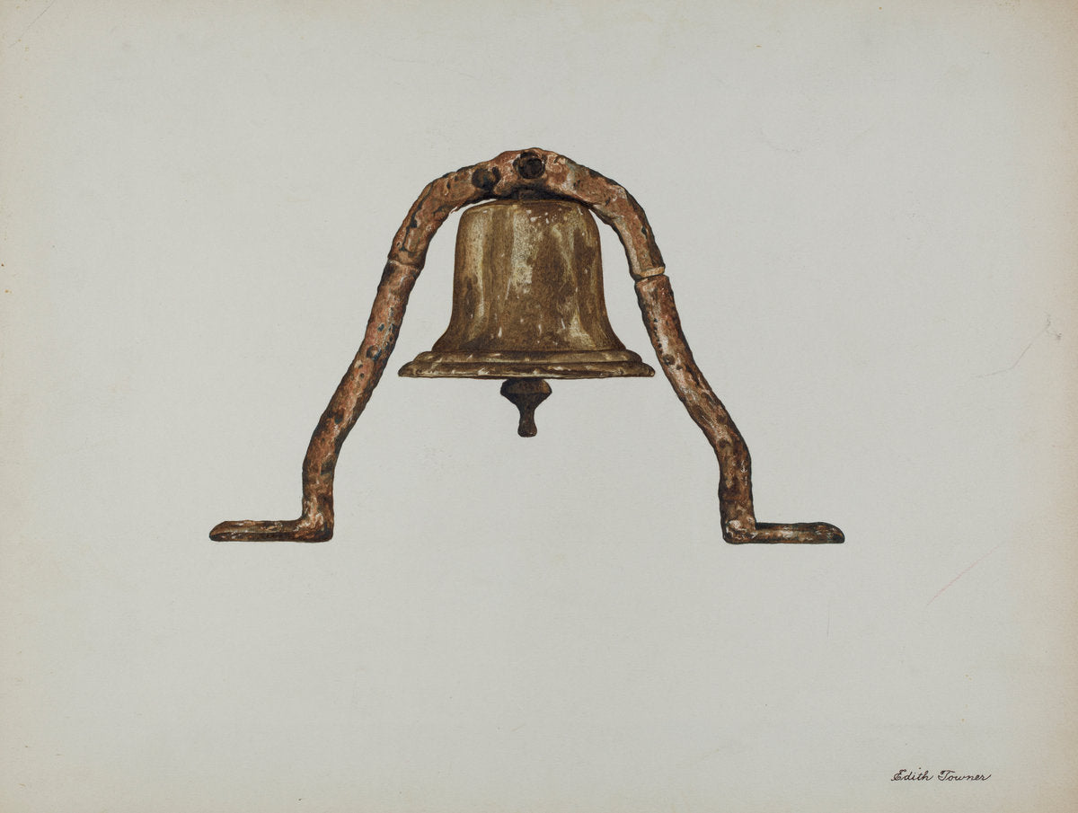 Ship's Bell by Edith Towner (American, active c. 1935), 16X12"(A3)Poster Print