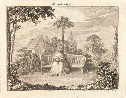 Infancy by Daniel Nikolaus Chodowiecki (German, 1726 - 1801), 16X12"(A3)Poster Print