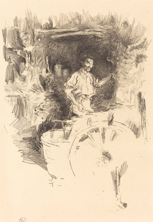 The Blacksmith by James McNeill Whistler (American, 1834 - 1903), 16X12"(A3)Poster Print