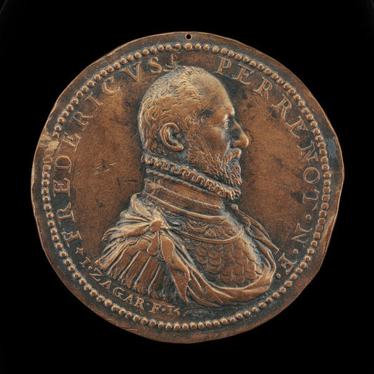 Frédéric Perrenot, 1536-1602, Lord of Champagney, Governor of Antwerp 1571 [obverse] by Jacob Zagar (Flemish, c. 1530 - after 1580), 16X12"(A3)Poster Print
