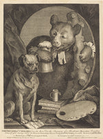 The Bruiser by William Hogarth (English, 1697 - 1764), 16X12"(A3)Poster Print