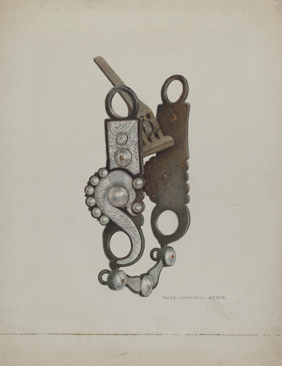 Bit by Rose Campbell-Gerke (American, active c. 1935), 16X12"(A3)Poster Print