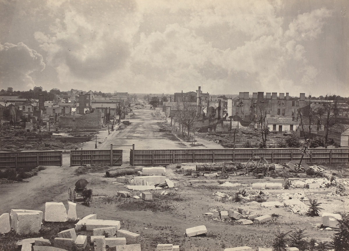 Columbia from the Capitol by George N. Barnard (American, 1819 - 1902), 16X12"(A3)Poster Print