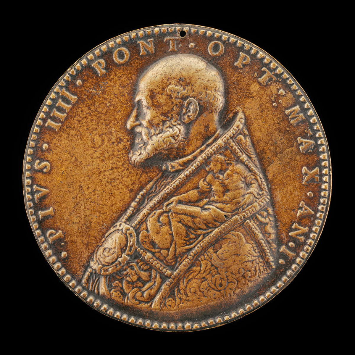 1559 by Italian 16th Century (Pius IV (Giovanni Angelo de' Medici, 1499-1565), Pope 1559), 16X12"(A3)Poster Print