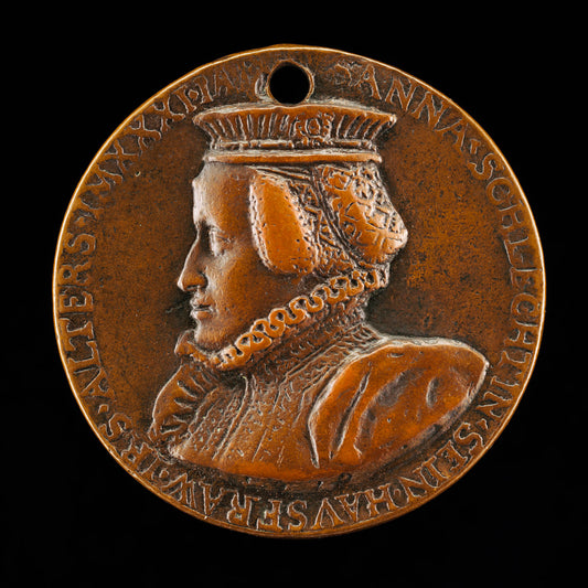 Susanna Schlecht Zäh, born 1541, Wife of Sebastian Zäh 1560 [reverse] by Antonio Abondio (Italian, 1538 - 1591), 16X12"(A3)Poster Print