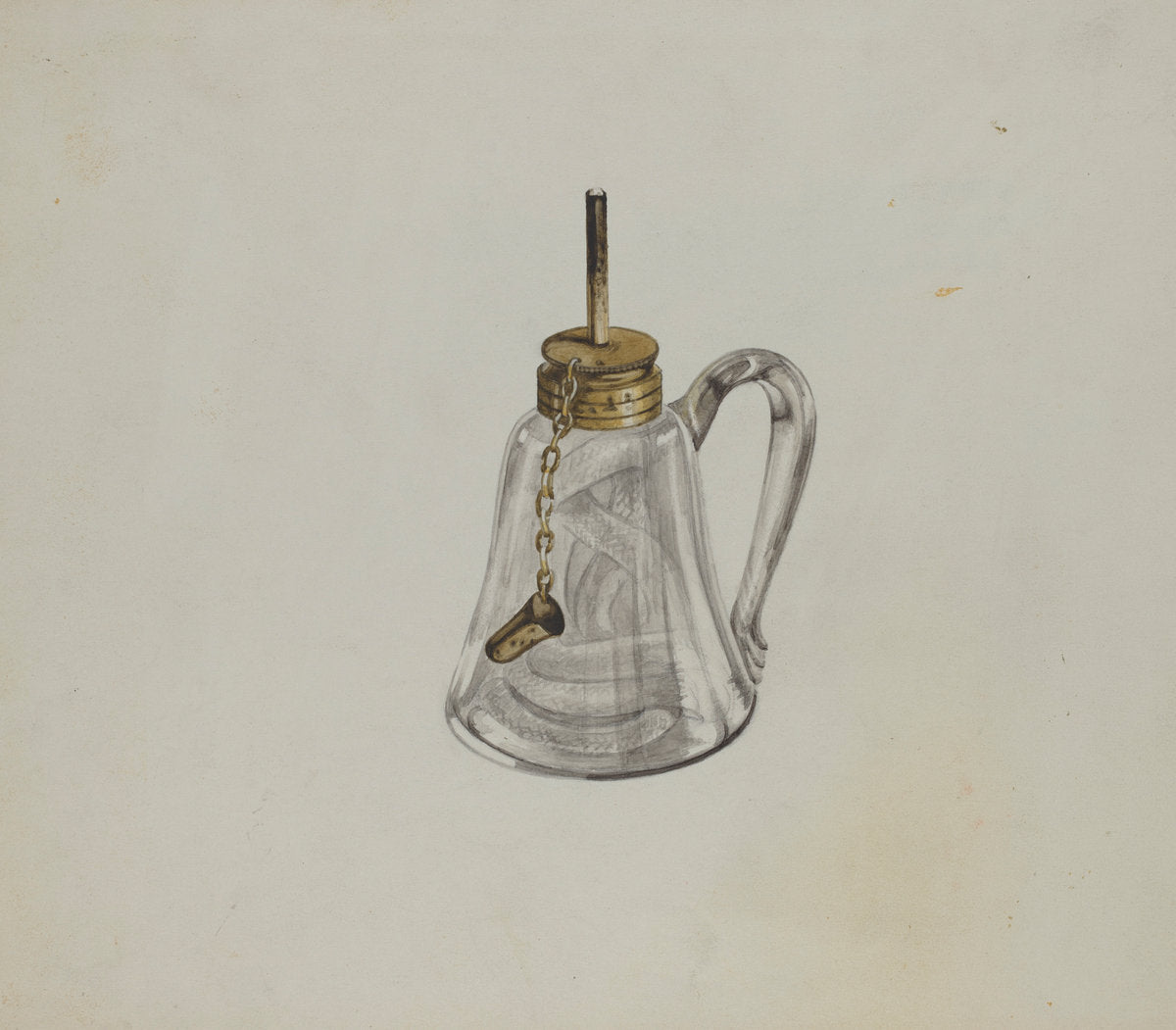 Camphene Lamp by Don Pingatore (American, active c. 1935 -  or 1942), 16X12"(A3)Poster Print