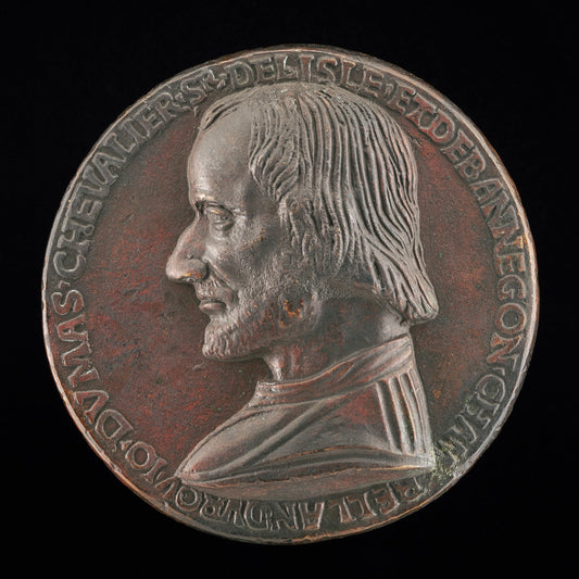 Jean du Mas de l'Isle, died 1495, Councillor of Charles VIII [obverse] by Niccolò Fiorentino (Italian, 1430 - 1514), 16X12"(A3)Poster Print
